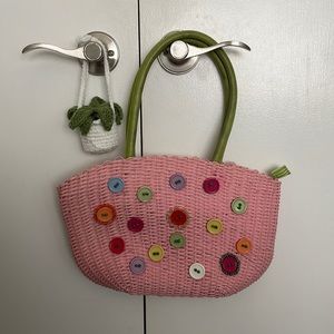 Designed straw bag